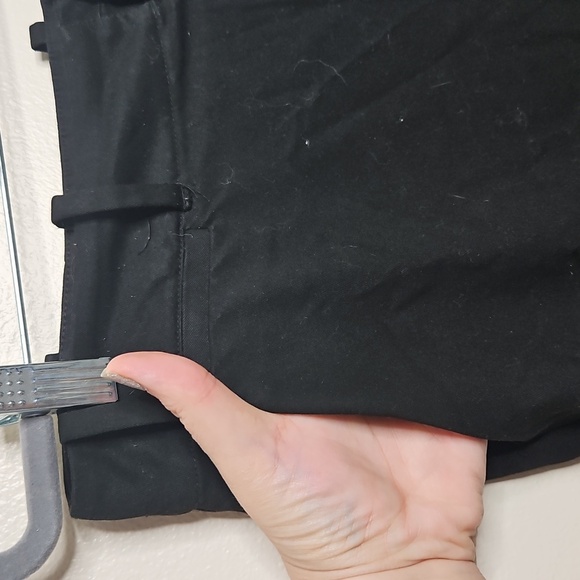 RALPH Lauren Sanderson Black Flat Front Pants Size 10 GUC - Picture 3 of 7